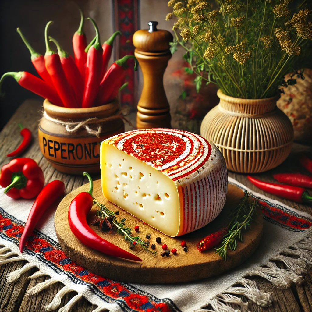 Caciotta cu condimente